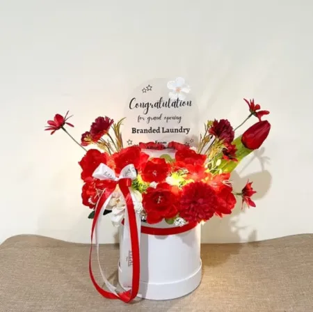 Bloom Box Akrilik Ucapan Grand Opening Nias Utara